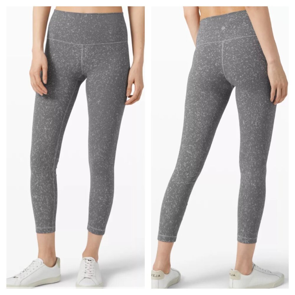Lululemon Wunder Under HR Tight 25" - Spray Size 4